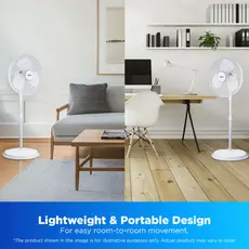 ვენტილატორი Midea FS40-19M, 40W, Fan, White, 3 image