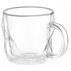 ჭიქების ნაკრები Ardesto AR2645BCH, 450ml, 2pcs, Double Wall Mug Set, Transparent, 3 image