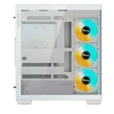 ქეისი Gigabyte C500 PANORAMIC STEALTH ICE 4x120mm ARGB Fans Mid Tower White - C500PI ST, 4 image