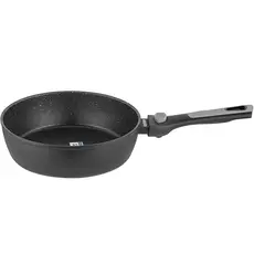 ტაფა Ardesto Deep Fry pan with removable handle Gemini Bari, 24cm, aluminium, black, 2 image