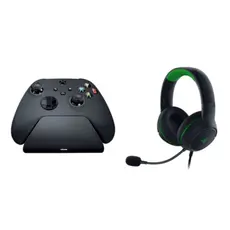 სათამაშო ნაკრები Razer Legendary Duo Bundle for Xbox: Kaira Wireless Headset and Quick Charging Stand - RZ82-03480100-B3M1, 2 image