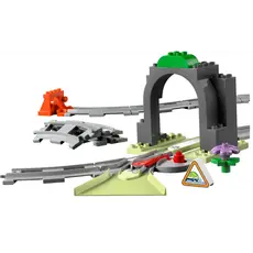 ლეგო LEGO Constructor DUPLO Town Train Tunnel and Tracks Expansion Set
