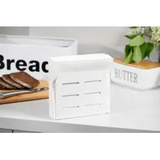 ხელსახოცის ჩასადები Ardesto Napkin holder Midori 15х4х12.5cm, metal, white, 3 image