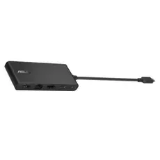 დოქ სადგური ASUS Docking station, External Box/ ASUS Dual 4K USB-C Dock DC201, 4 image