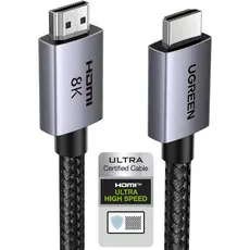 HDMI კაბელი UGREEN HD171 (25910), 8K HDMI To HDMI, 2M, Grey, 3 image