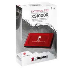 მყარი დისკი Kingston SXS1000 1TB USB-C Portable SSD - Up to 1050MB/s - Red, 3 image