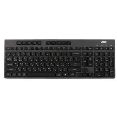 კლავიატურა 2E KS270 WL/BT Silent Membrane Keyboard Black/Grey - 2E-KS280WBGR_AK