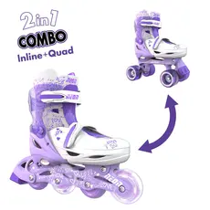 როლიკები Neon COMBO SKATES (SIZE 3-6) - NT10 (Purple), 8 image