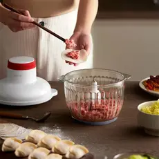 ჩოფერი Deerma DEM-JR10W, 300W, 2L, Chopper, White, 6 image