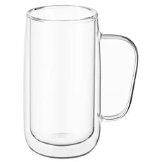 ჭიქების ნაკრები Ardesto AR2640BHR, 400ml, 2pcs, Double Wall Mug Set, Transparent