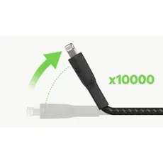 USB კაბელი BELKIN BOOSTCHARGE BRAIDED LIGHTNING TO USB-A CABLE, 5 image