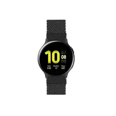 სმარტ საათის სამაჯური Elastic Nylon Watch Band Replacement Easy Adjustable 20mm for Samsung Galaxy Watch 3 41mm - Charcoal Grey / Size: L, 3 image