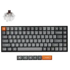 კლავიატურა Keychron K2 Max 84 keys, K Brown, WL/BT/USB-A, RGB, black, 3 image