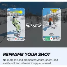 სპორტული კამერა INSTA360 X4 SNOWBOARD BUNDLE, 10 image