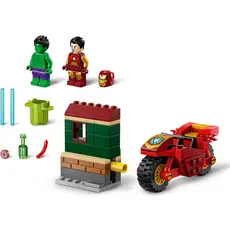 ლეგო LEGO Marvel Iron Man with Bike and The Hulk, 5 image