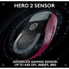 მაუსი LOGITECH G PRO X SUPERLIGHT 2 DEX - PINK - 2.4GHZ  - EER2-933 - #933, 4 image