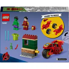 ლეგო LEGO Marvel Iron Man with Bike and The Hulk, 9 image