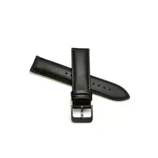 სმარტ საათის სამაჯური 20mm Cowhide Leather Watch Band For Samsung Galaxy Watch's - Black, 4 image