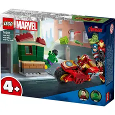 ლეგო LEGO Marvel Iron Man with Bike and The Hulk, 8 image