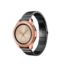 სმარტ საათის სამაჯური for Samsung Galaxy Watch 42mm, Width: 20mm Stainless Steel Watch Strap - Black, 2 image