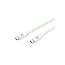 USB კაბელი Celly PD USB Type-C cable to USB Type-C (60 W) 1.5M Green, 3 image