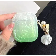 ყურსასმენის ქეისი Protective Cover For AirPods 2nd gen - Pendant/Green