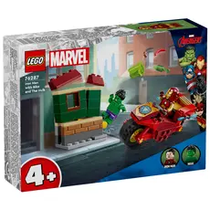 ლეგო LEGO Marvel Iron Man with Bike and The Hulk, 2 image