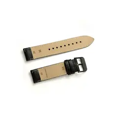 სმარტ საათის სამაჯური 20mm Cowhide Leather Watch Band For Samsung Galaxy Watch's - Black, 3 image