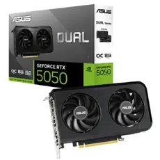 ვიდეო დაფა ASUS Graphic Card GeForce RTX 5050 8GB GDDR6 OC DUAL-RTX5050-O8G, 2 image