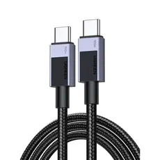 USB კაბელი UGREEN L512 (45064), 100W, Type-C to Type-C PD Fast Charging Cable, 2m, Space Gray