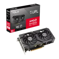 ვიდეო დაფა ASUS Graphic Card Radeon RX 7600 8GB GDDR6 DUAL OC EVO DUAL-RX7600-O8G-EVO, 2 image