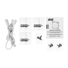 ქულერი 2E 2E-ACF120MW-ARGB, ARGB, 120mm, 2000Rpm, Cooler, White, 5 image