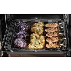 ჩასაშენებელი ღუმელი Hansa electrical, 77L, A+, display, convection, black, 6 image