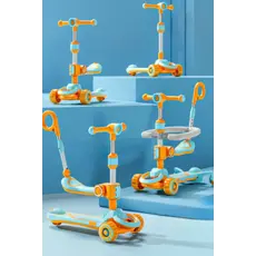 საბავშვო სკუტერი ხელის მოსაკიდით 338SKY, 4 image