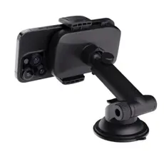 მობილურის დამჭერი Trust Runo Phone holder with windshield mount Black - 24984, 5 image