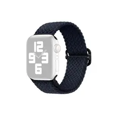 სმარტ საათის სამაჯური TVC Apple Watch Series 10 42mm / 9 8 7 41mm / SE (2023) SE (2022) SE 6 5 4 40mm / 3 2 1 38mm Watch Band Braided Nylon Strap - Charcoal, 3 image