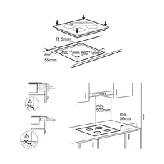 გაზქურის ზედაპირი Electrolux EIV634, 4 image