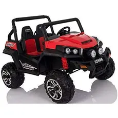 ბავშვის ელექტრო მანქანა S2588-R/2 ადგილიანი/კაუჩუკის საბურავებით/ტყავის სავარძლით, 7 image