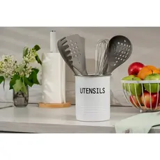 დანა ჩანგლის სათავსო Ardesto AR0915W Midori, Cutlery Holder, White, 4 image