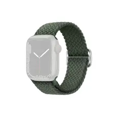 სმარტ საათის სამაჯური TVC Apple Watch Series 10 42mm / 9 8 7 41mm / SE (2023) SE (2022) SE 6 5 4 40mm / 3 2 1 38mm Watch Band Braided Nylon Strap - Dark Olive Green, 3 image