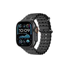 სმარტ საათის სამაჯური TVC Ocean Watch Strap for Apple Watch Series 10 Ultra 9 8 7 SE 6 5 4 3 2 1 46mm 49mm 45mm 44mm 42mm Silicone Band - Black Buckle, 2 image
