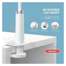 მობილურის დამჭერი UGREEN LP113 (20113) Multifunction Phone Stand, 120cm, White, 4 image