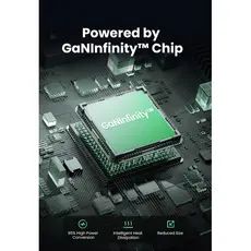 მობილურის დამტენი UGREEN X503 (35041) NExode Air, 30W, Type-C, GaNInfinity Fast Charger, Grey, 7 image