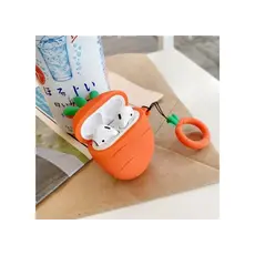 ყურსასმენის ქეისი Silicone Case for AirPods 2nd gen - Carrot, 3 image