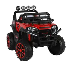 ბავშვის ელექტრო მანქანა V5588 კაუჩუკის საბურავებით,ტყავის სკამით, 3 image