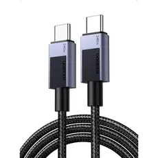 USB კაბელი UGREEN L513 (45067), 240W, Type-C to Type-C PD Fast Charging Cable, 1m, Space Gray, 2 image