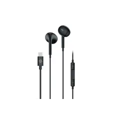 ყურსასმენი Celly UP1300 USB Type-C Stereo Earphones Black, 2 image
