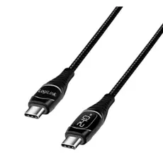 კაბელი Logilink CU0181 USB Type-C 240W PD Fast Charging Cable With E-Mark & Display 1m, 3 image