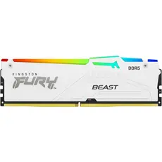ოპერატიული მეხსიერება Kingston FURY (RGB) White 16GB 6400MHz DDR5 DIMM CL32 1Rx8 2G x 64-bit, 3 image