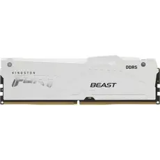 ოპერატიული მეხსიერება Kingston FURY (RGB) White 16GB 6400MHz DDR5 DIMM CL32 1Rx8 2G x 64-bit